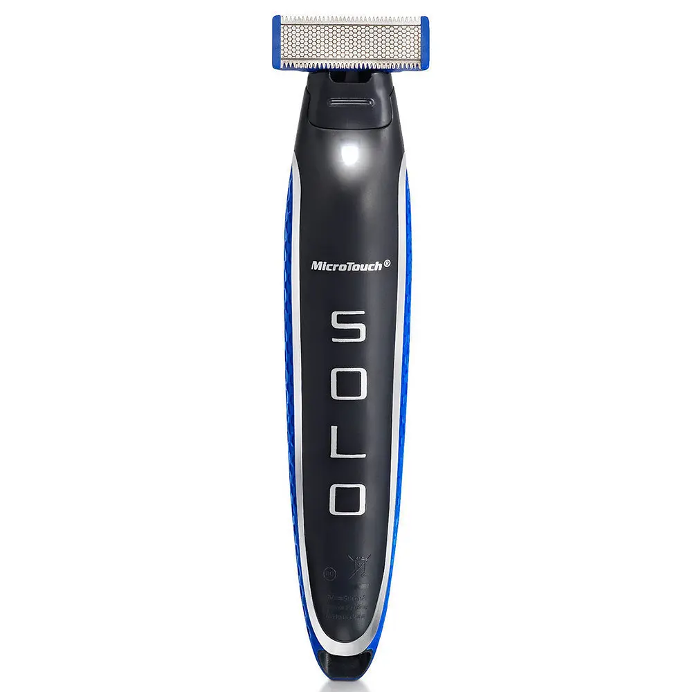 Чоловіча електробритва з тримером MicroTouch Solo Black-Blue (3sm_912884390)