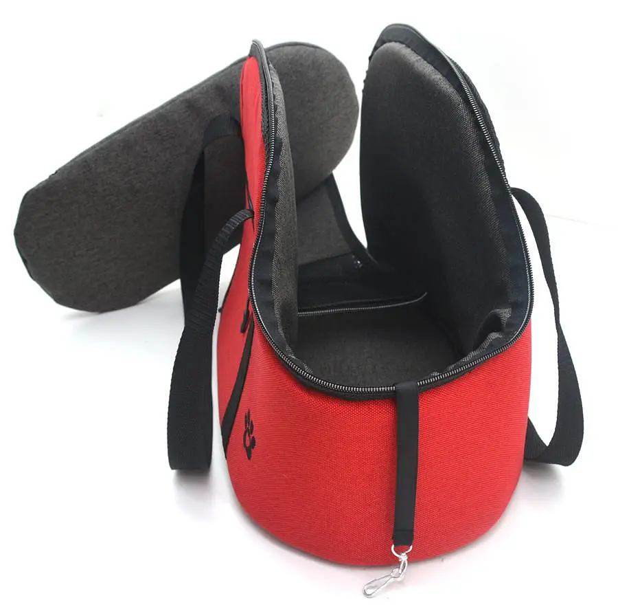 Сумка переноска для кошек и собак Zoo-hunt Loft №1 22х42х31 см красная - фото 2