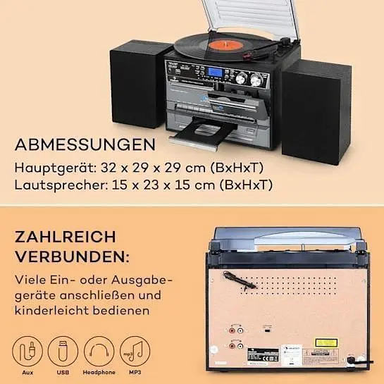 Акустическая стереосистема Auna TC-386 (10000109) - фото 6