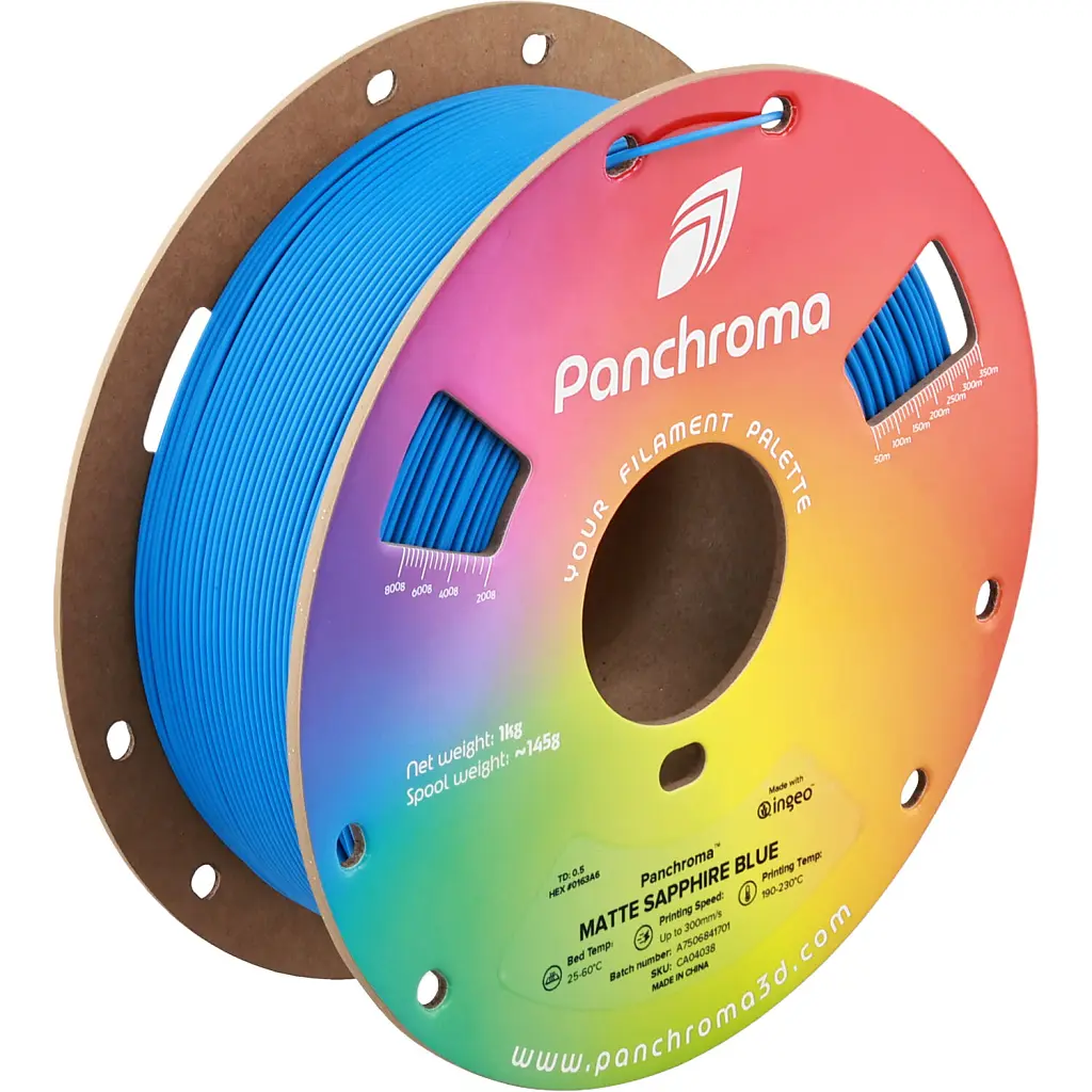 Пластик для 3D-принтера Polymaker PLA PANCHROMA MATTE 1.75 мм 1 кг SAPPHIRE BLUE (CA04038)