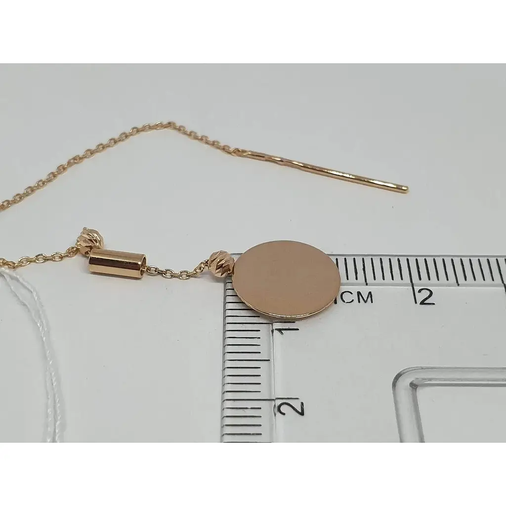 Золоті сережки-протяжки Tango. 580101 - фото 3