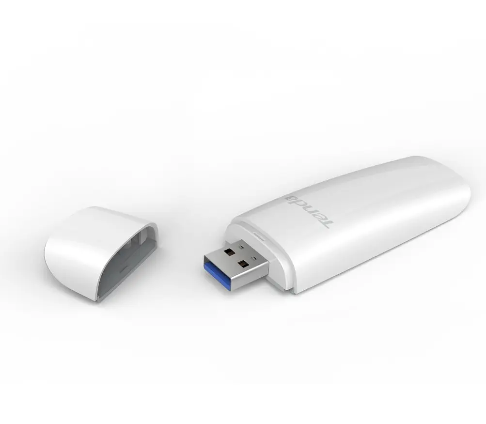 USB Wi-Fi 6 адаптер дводіапазонний Tenda U-18 AX1800 12001Mbps, USB 3.0, MU-MIMO, WPA3 - фото 2