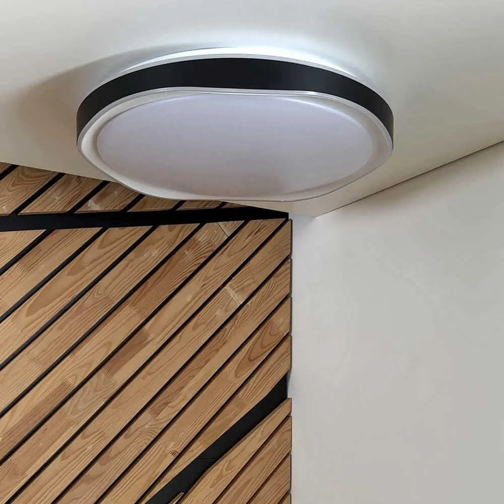 Світильник LED Violux smart ARTEON круг 72W 3000-6000K IP20 чорний ( 220755 ) - фото 2