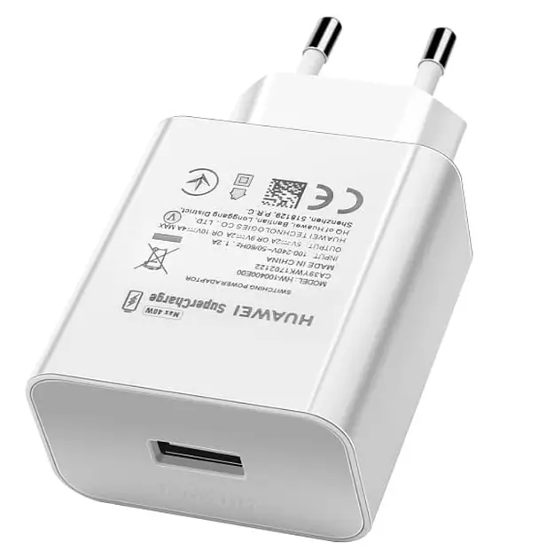 Зарядное устройство для Huawei SuperCharge Wall Charger (Max 22.5W SE) White H EU Standard - фото 6