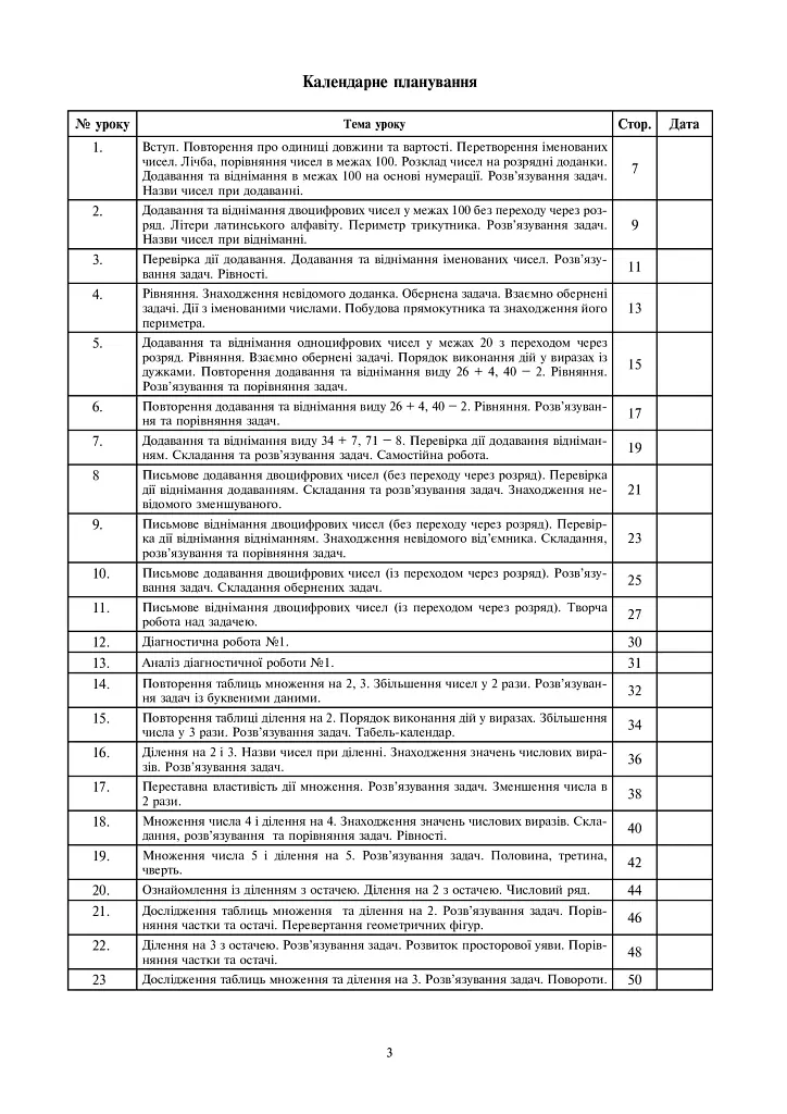 Математика. 3 клас. Конспекти уроків.Частина 1 - Наталя Будна - фото 2