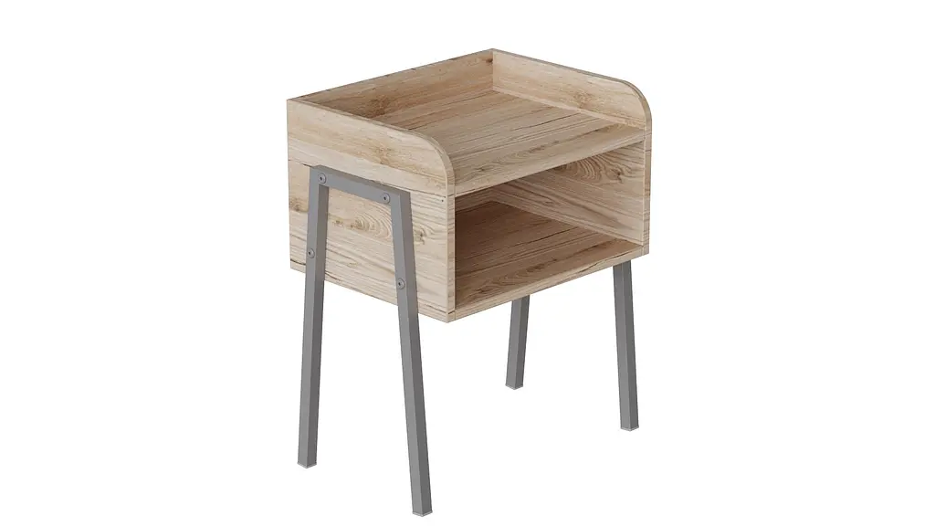 Тумба модульна Ferrum-decor Джузі 540x450x320 метал Сірий ДСП Дуб Сан-Марино 16 мм (FRD-102983) - фото 4