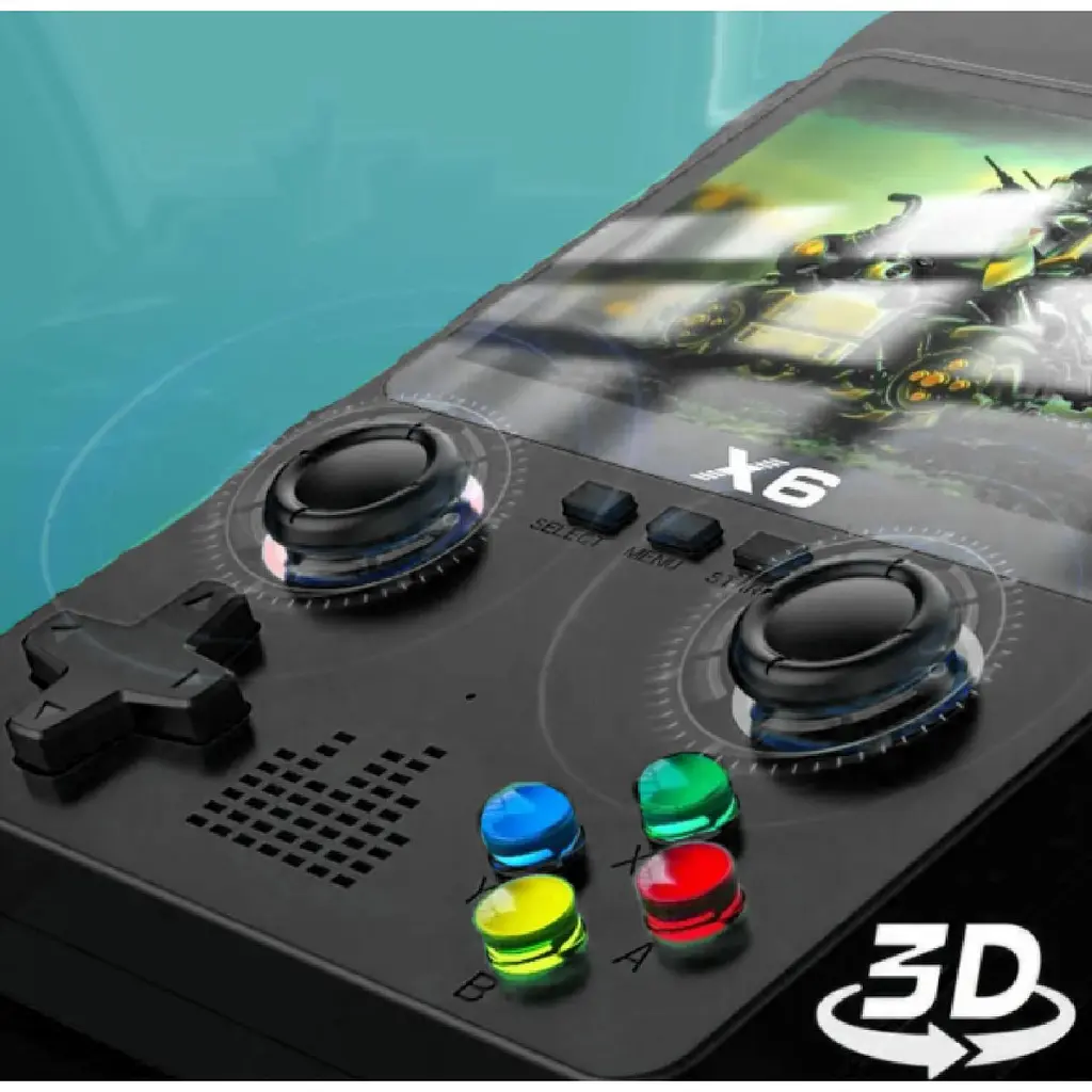 Игровая консоль XPRO X6 портативна с 3.5-дюймовым монитором и 1000 игр (43813-X6_1016) - фото 4