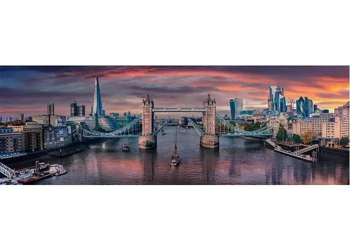 Пазл Clementoni High Quality Collection: Тауерський міст, Лондон, Великобританія (High Quality Collection - Across The River Thames Panorama Puzzle - 1000 pcs.), 1000 ел. (панорама) (39896) - фото 2