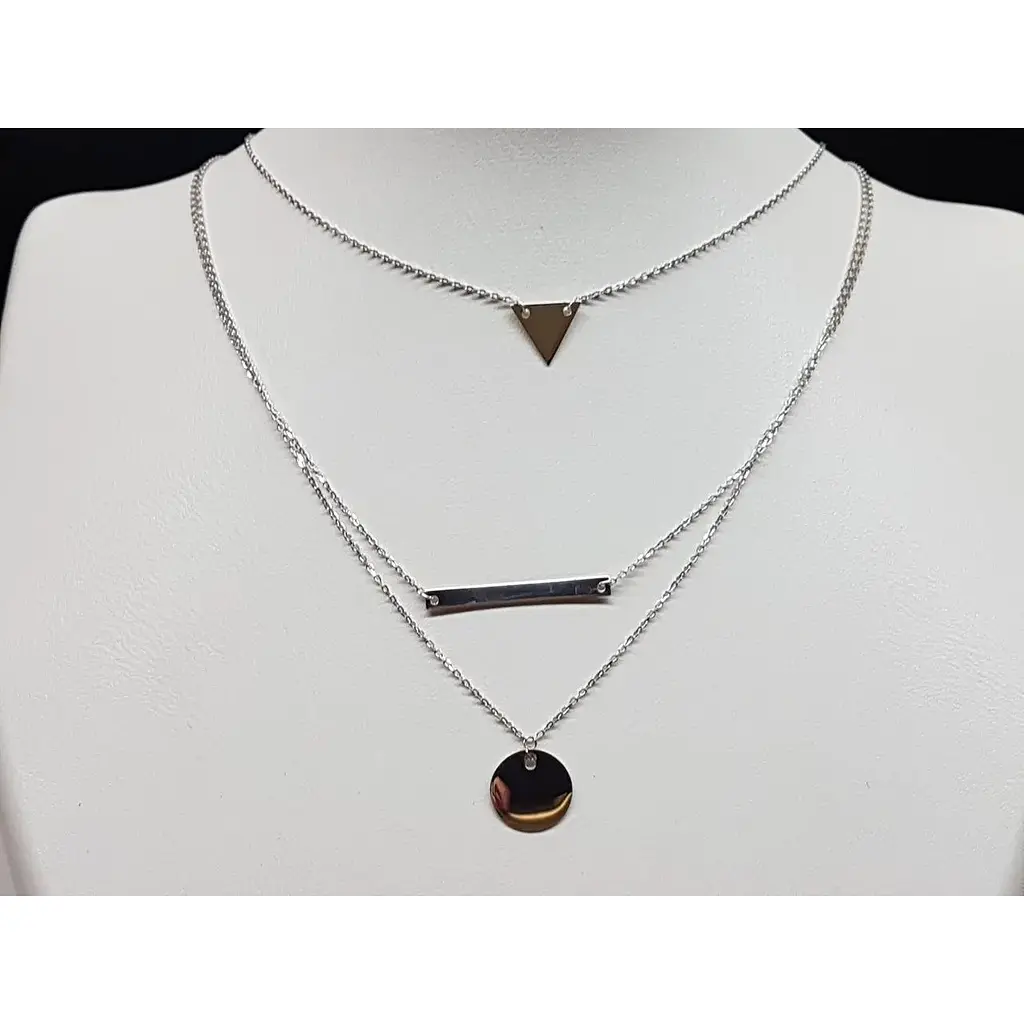 Срібне кольє Qvaliz. 908-00921 42 45 - фото 2