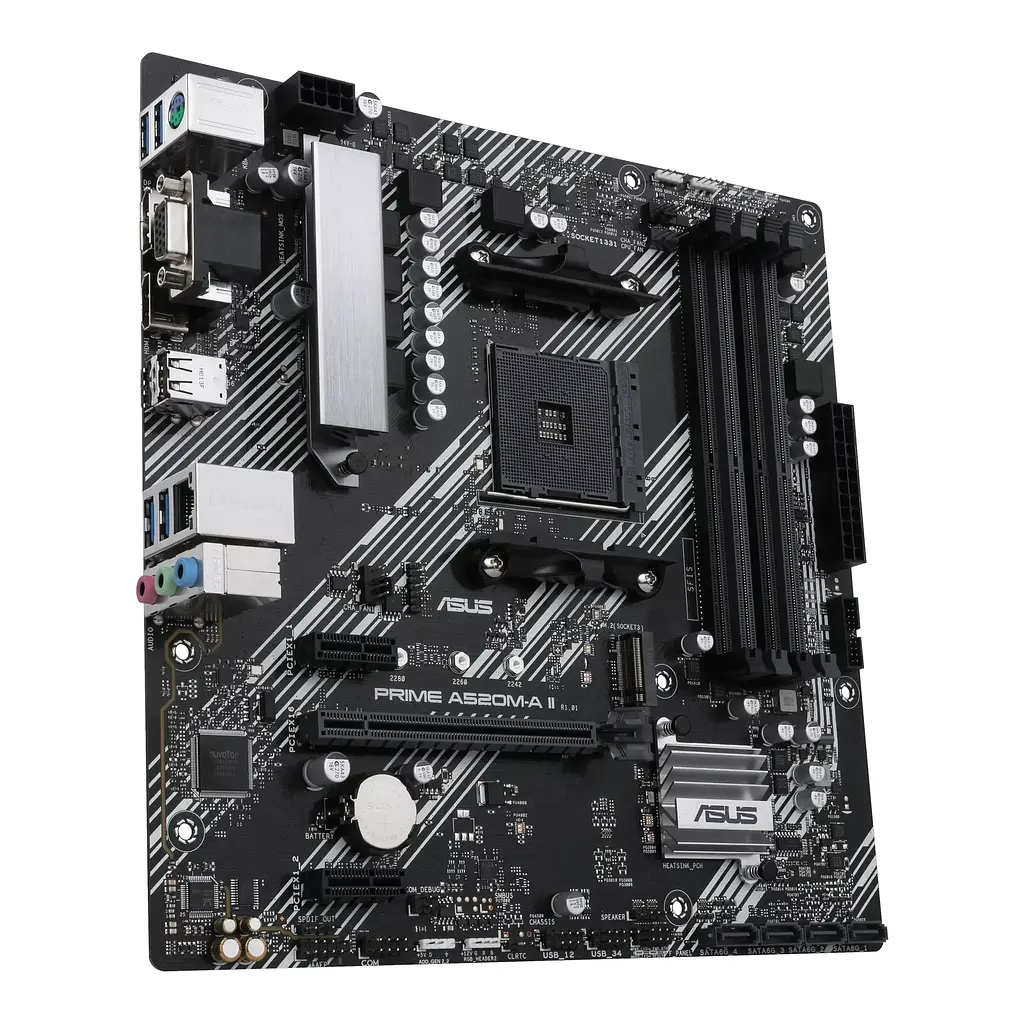 Материнская плата PRIME A520M-A II/CSM sAM4 A520 4xDDR4 HDMI D-Sub DP mATX Asus teh0018988 - фото 3