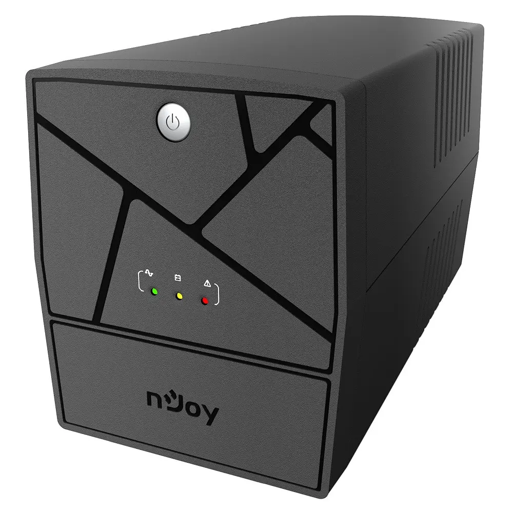 Джерело безперебійного живлення NJOY Keen 1000 (UPLI-LI100KE-CG01B) Lin.int., AVR, 4 x евро, пластик - фото 3