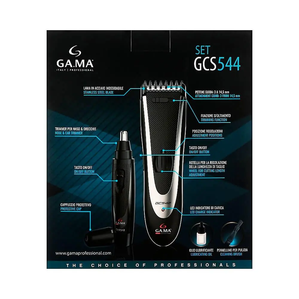 Машинка для стрижки + тример Ga.Ma GCS544 - фото 2