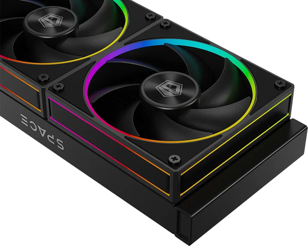 Водяне охолодження ID-Cooling Space LCD SL240 ARGB Black - фото 2