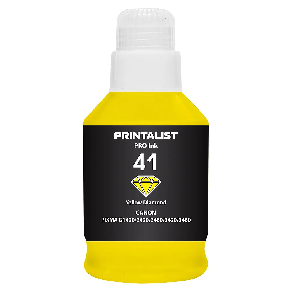 Чорнило PRINTALIST GI-41 для Canon Pixma G2420/3420 190г Yellow водорозчинне (PL41Y) - фото 6