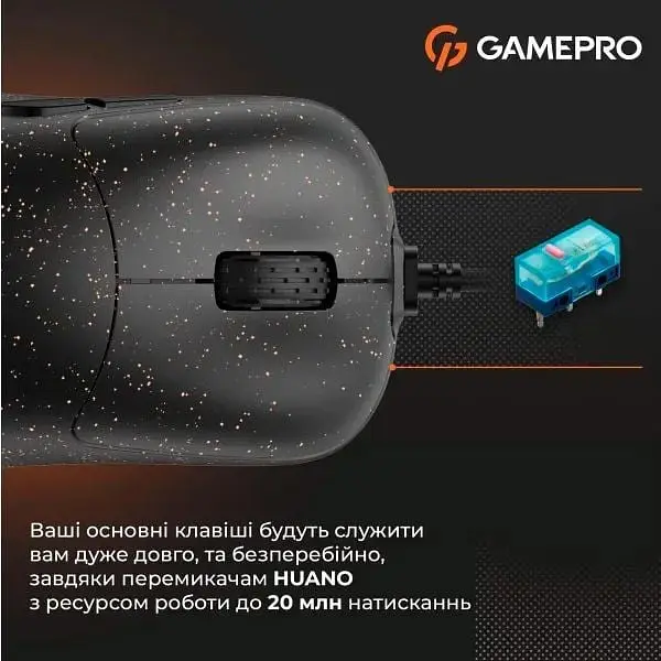 Миша GamePro GM690D Black/Orange [126086] - фото 7
