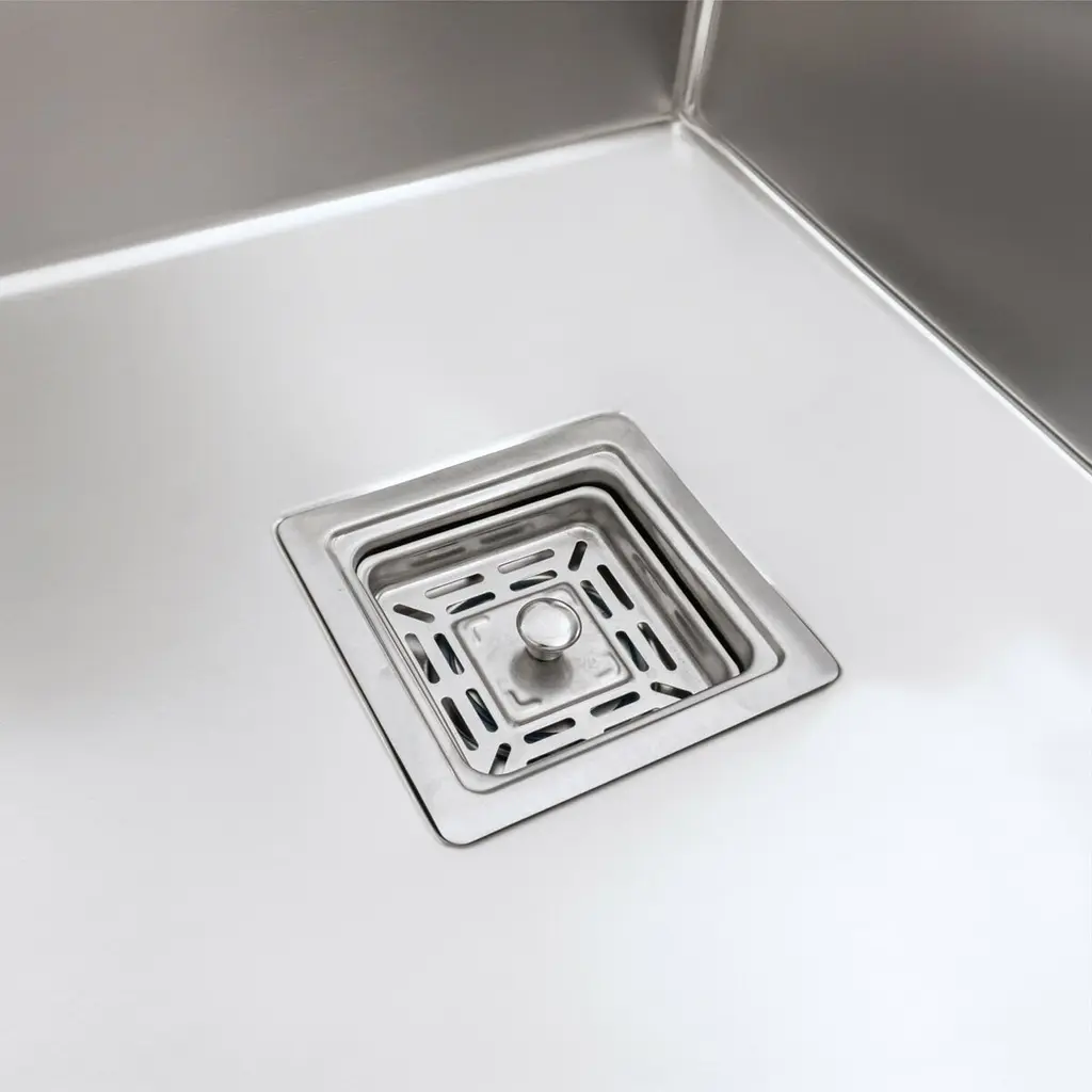 Мойка нержавейка Platinum Handmade HSB 40х50 см (квадратный сифон 3.0/1.0) - фото 3
