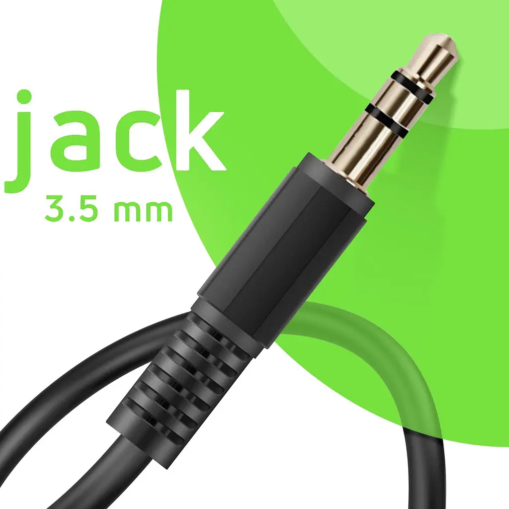 Аудіокабель AUX Mini-Jack 3,5 — Mini-Jack 3,5 Belkin MiniJack 1m Black - фото 4