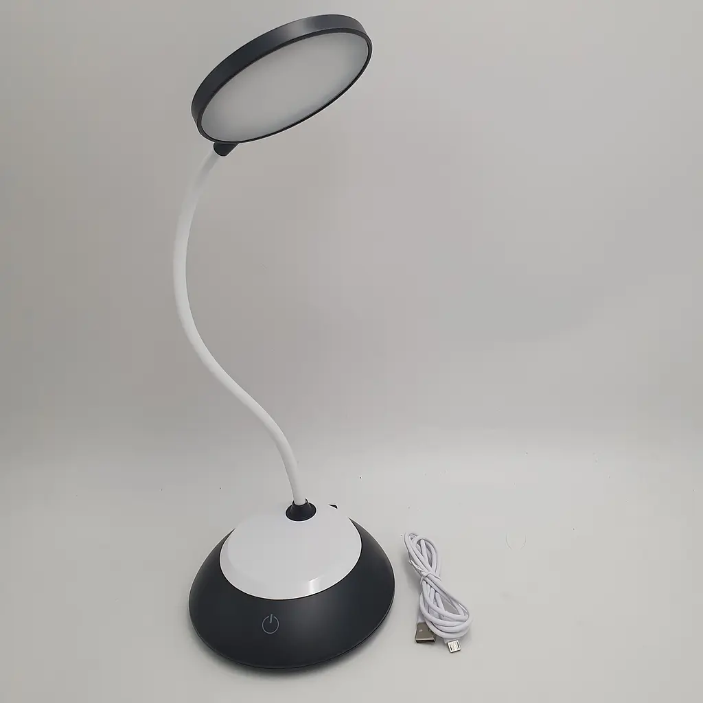 Настільна LED-лампа 40 см сенсорна світлодіодна 7 W акумуляторна (знімний 18650 2 × 1200 mAh) 3000–6500 K TITANUM 022B - фото 10