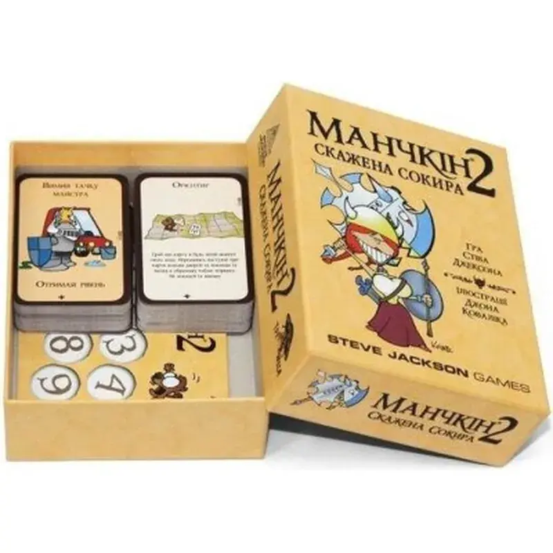Настільна гра Третя Планета Манчкін 2. Скажена Сокира (Munchkin 2: Unnatural axe) українська (10504) - фото 2