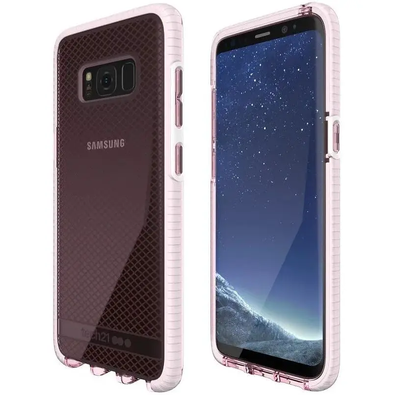 Захисний чохол Tech21 D3O Flexshock до Samsung S8 Plus Rose Tint White - фото 8
