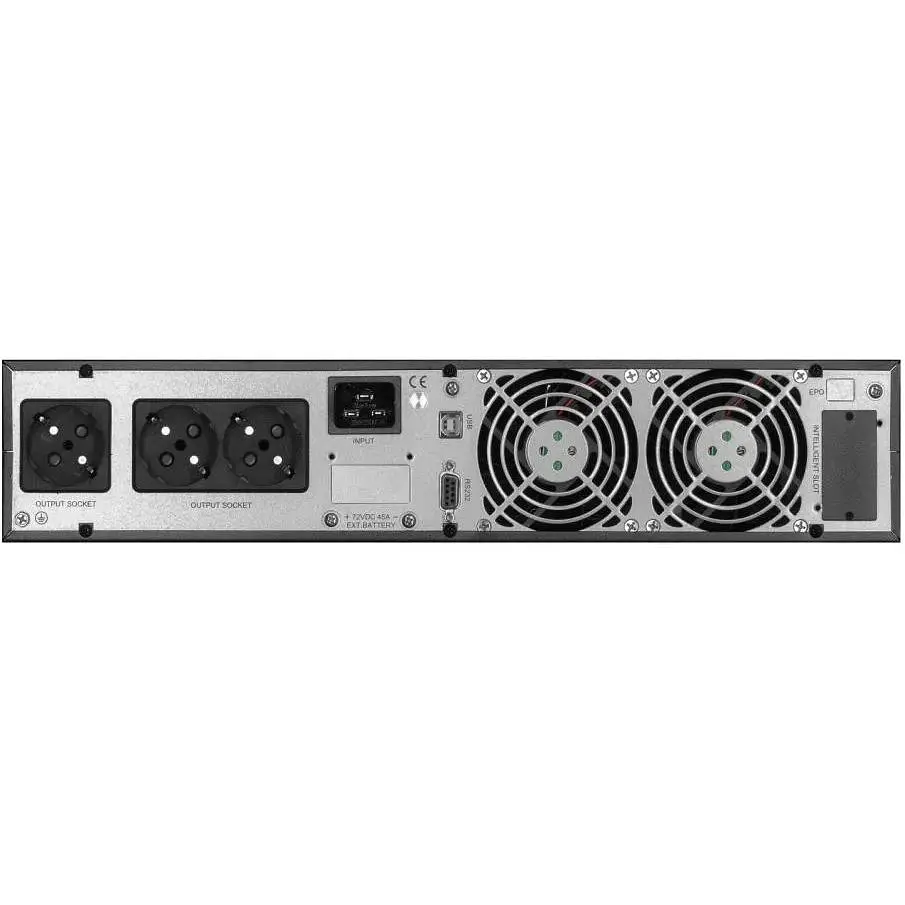 ИБП непрерывного действия (Online) 2E OD3000RT, 3000VA/2700W, RT2U, LCD, USB, 4xSchuko (2E-OD3000RT) - фото 4