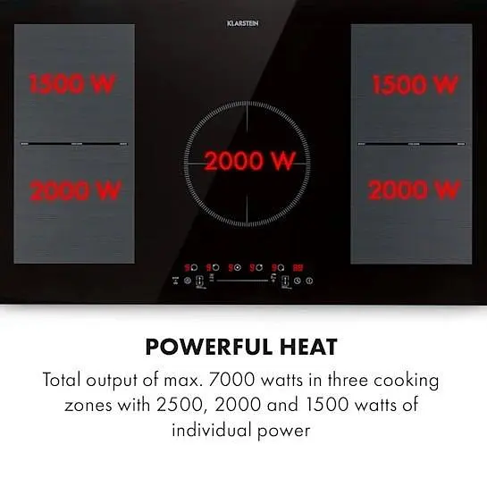Индукционная плита Klarstein Delicatessa 90 Flex 5 (10035182) - фото 2