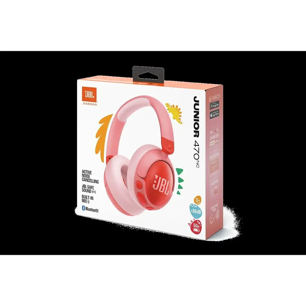 Беспроводные наушники детские JBL Junior 470NC (JBLJR470NCPIK) Pink (розовые) - фото 7
