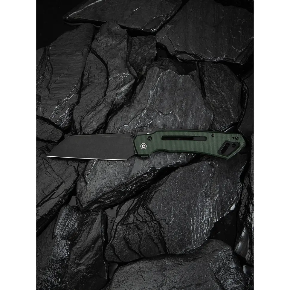 Ніж складаний тактичний Civivi Buster FG, (10.7 см) Nitro-V / Micarta темно-зелений - фото 17
