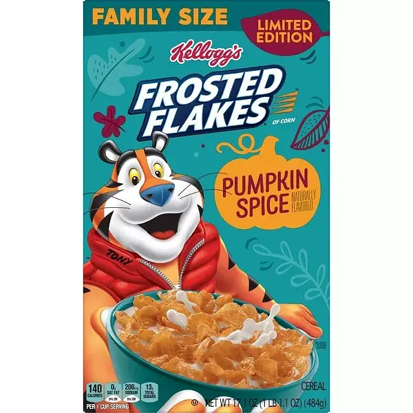 Хлопья Kellogg's Frosted Flakes Pumpkin Spice 484g - фото 2