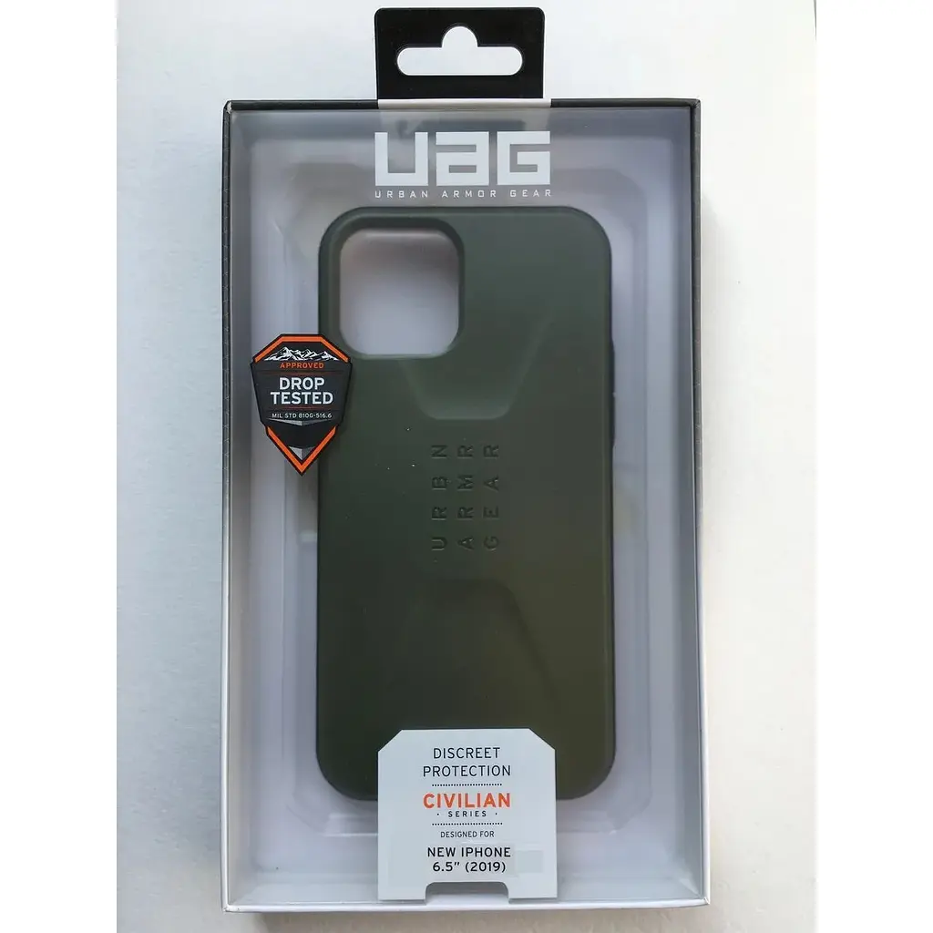 Оригинальный противоударный чехол UAG Civilian для iPhone 12 Pro Max (6.7") Olive 11236D127272 - фото 4