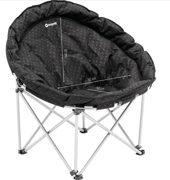 Стілець розкладний Outwell Casilda XL Black (470236) - фото 4