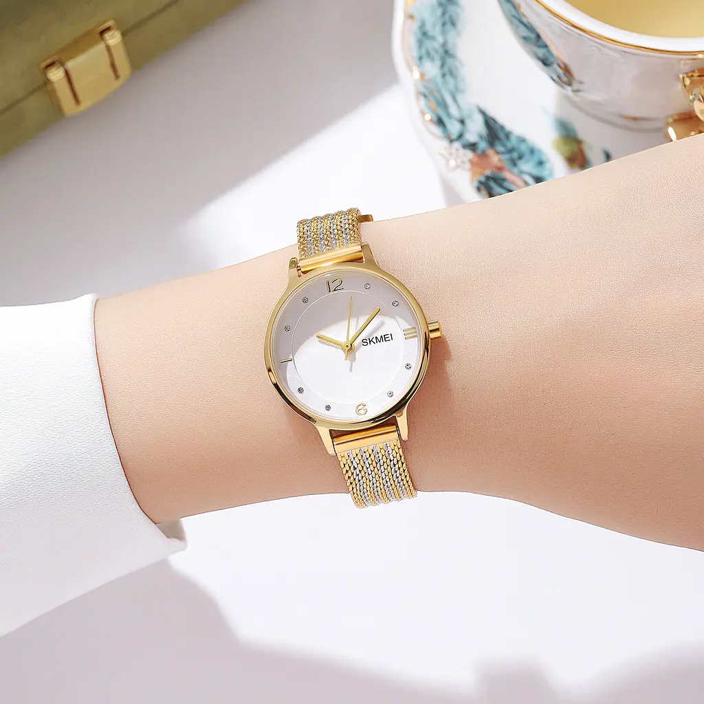 Наручний годинник жіночий 1874GD Gold Skmei acs0030511 - фото 3