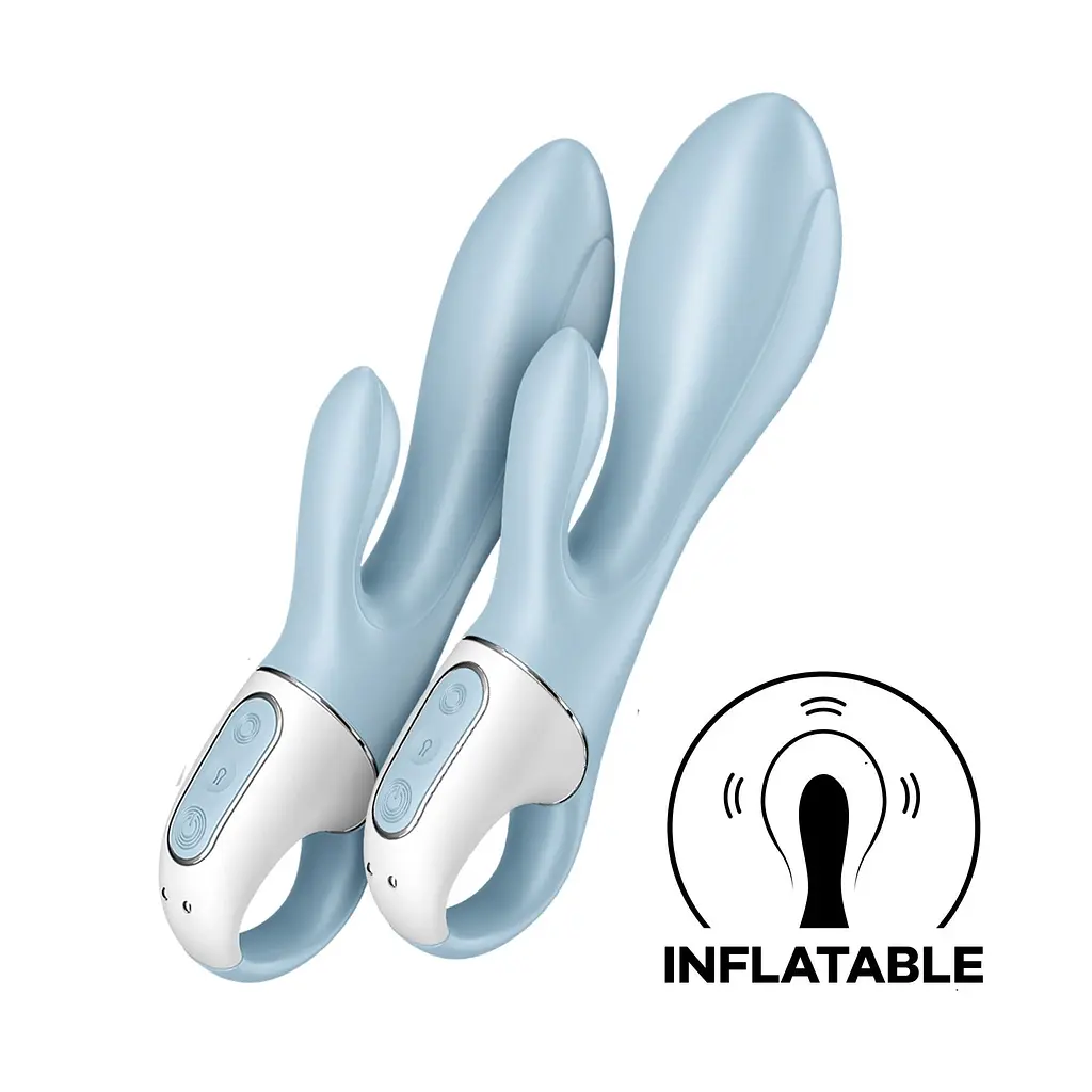 Вібратор-кролик Satisfyer Air Pump Bunny 1 - фото 2
