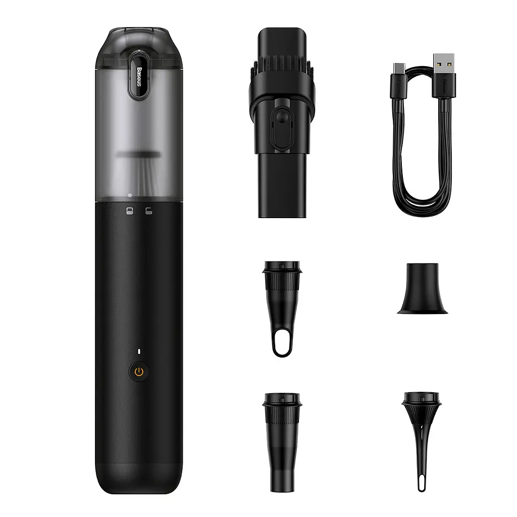 Автомобільний пилосос Baseus A3 Lite Car Vacuum Cleaner 12000pa (VCAQ050001) Black - фото 2