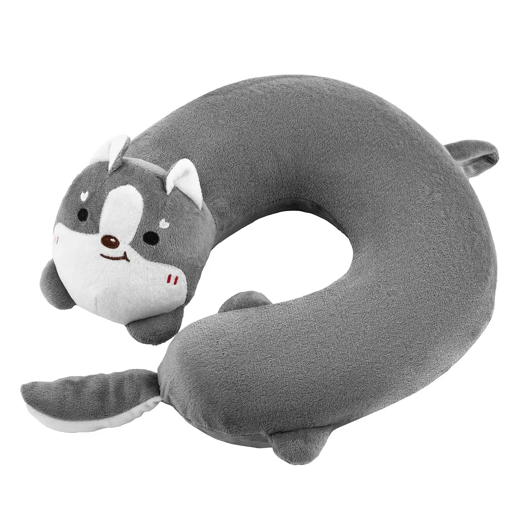 Подушка для шиї ARDESTO Travel Grey Cat, 28х28см, сірий (ART3034NEP) - фото 2