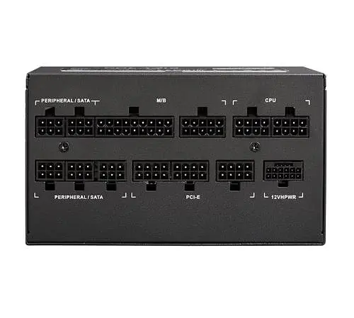 Блок живлення 1300 Вт, Chieftec Polaris Pro, Black, модульний, 80+ Platinum, Active PFC, 135 мм FDP, 4xMolex / 12xSATA / 1x16-pin / 6x6+2-pin / 1x20+4-pin / 2x4+4-pin, захист AFC/OCP/OPP/OTP/OVP/SCP/SIP/UVP, ATX 12V 3.0 (PPX-1300FC-A3) - фото 2