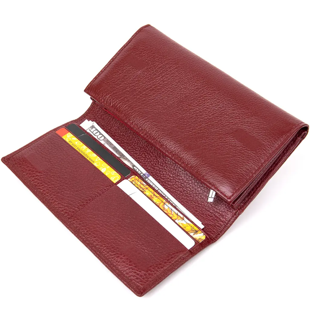Кожаный женский кошелек ST Leather 19х10х3 см acs0018204 - фото 3