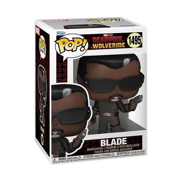 Коллекционная фигурка Funko Pop Дэдпул и Росомаха БЛЭЙД Deadpool and Wolverine BLADE 10 см FP DW B 1495 - фото 3