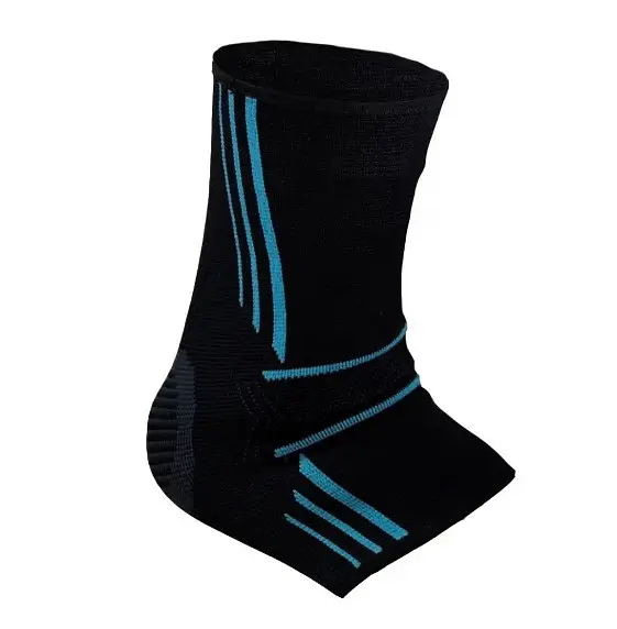 Бандажі на гомілкостоп Power System PS-6022 Ankle Support Evo Black/Blue L (пара) (PS_6022_L_Black/Blue) - фото 2
