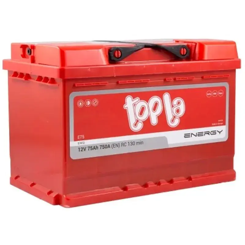 Акумулятор автомобільний Topla 75 Ah/12V Energy Euro 750A (108 075) - фото 2