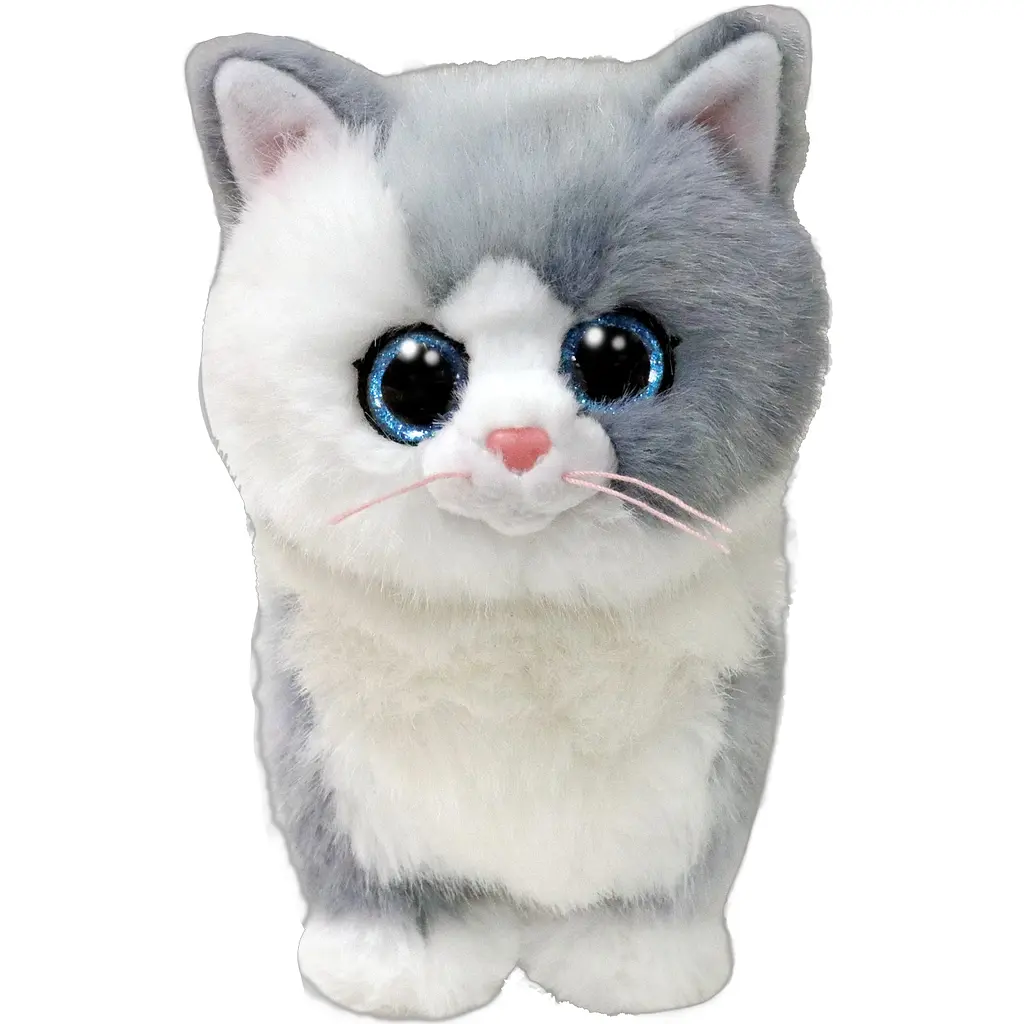 Дитяча іграшка TY Beanie Babies Кішка Фурлі 15 см сіра (37411)