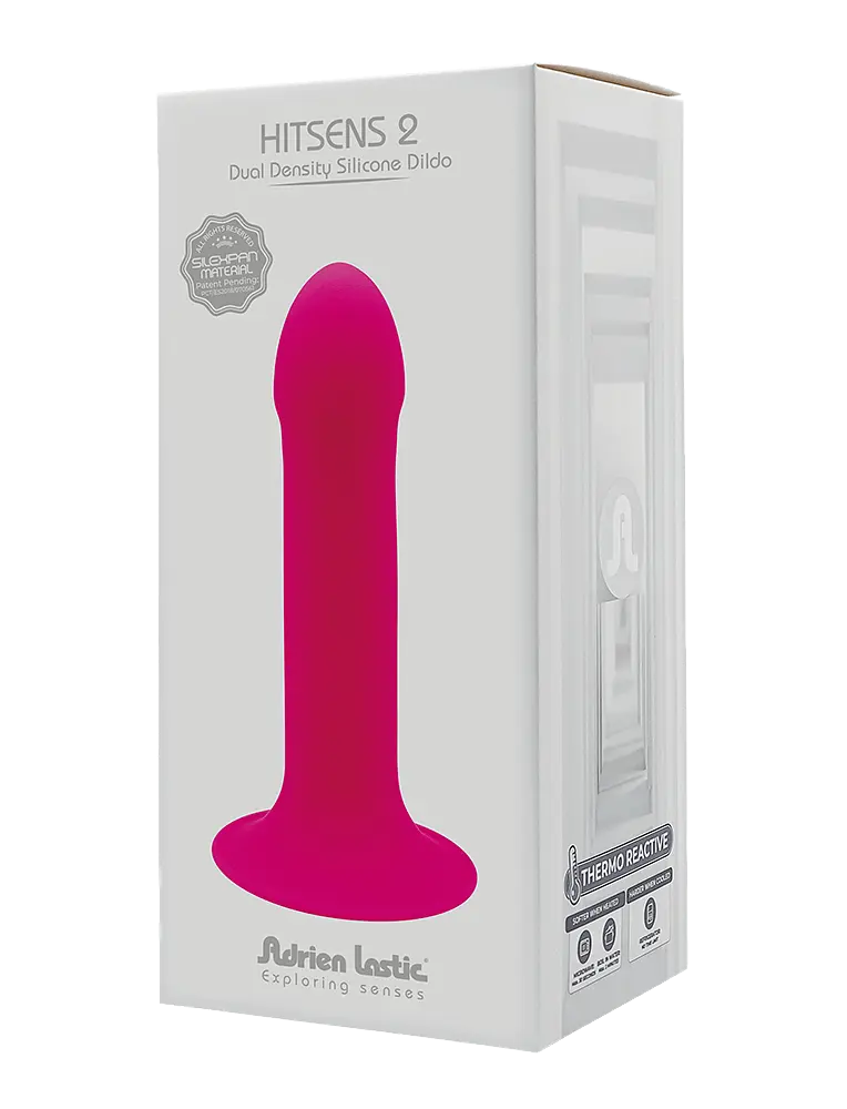 Ділдо з присоскою Adrien Lastic Hitsens 2 Pink, 16.7х4 см (рожевий) - фото 3