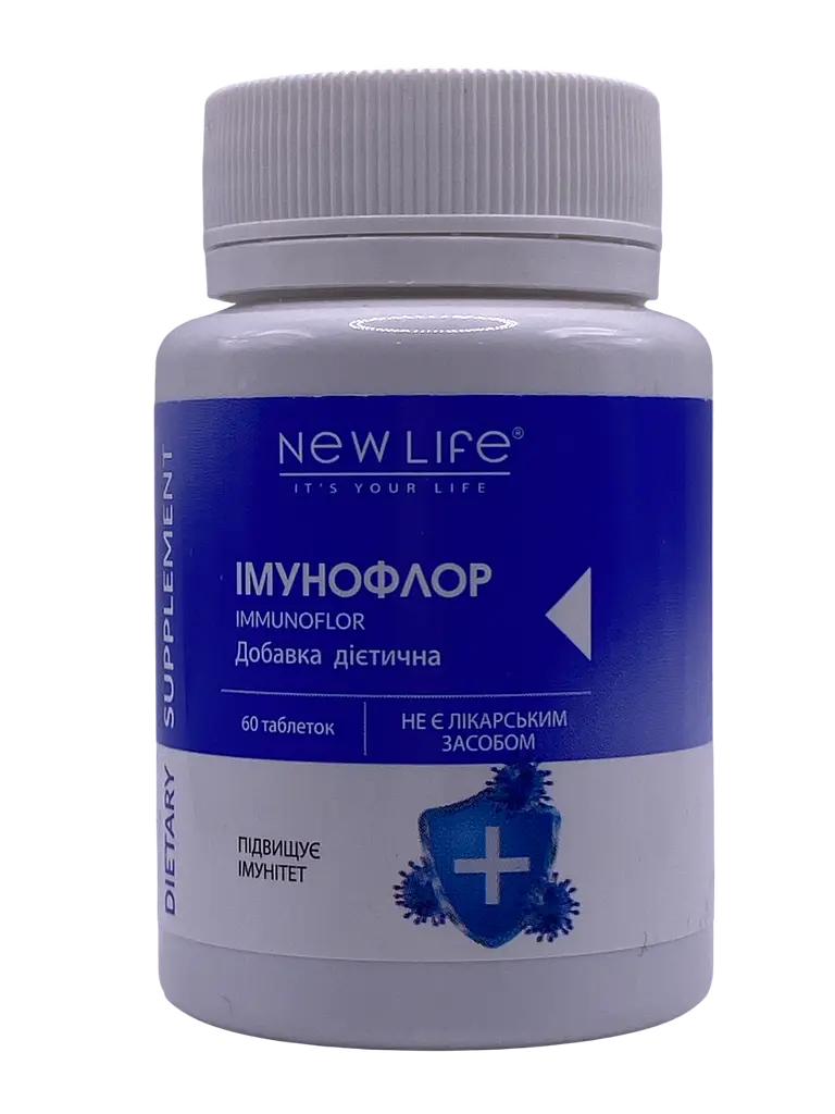 Таблетки New Life Імунофлор 60 таблеток