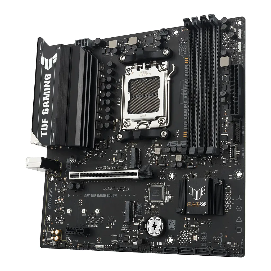 Материнская плата Asus TUF GAMING A620AM-PLUS sAM5 A620 4xDDR5 HDMI DP mATX - фото 4