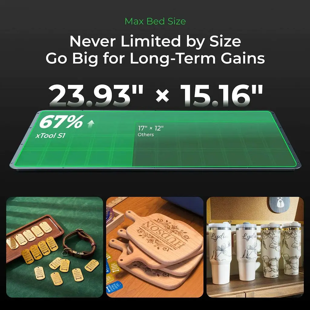 Лазерна гравірувальна машина 2 в 1 xTool S1 40W Basic (S1B-W) White - фото 6