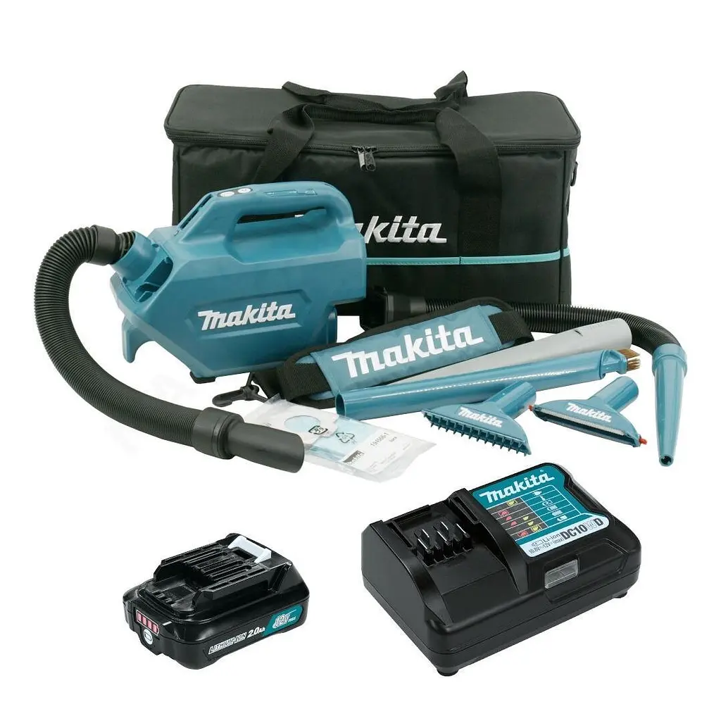 Пилосос акумуляторний для транспортних засобів Makita CL121DWA - фото 2