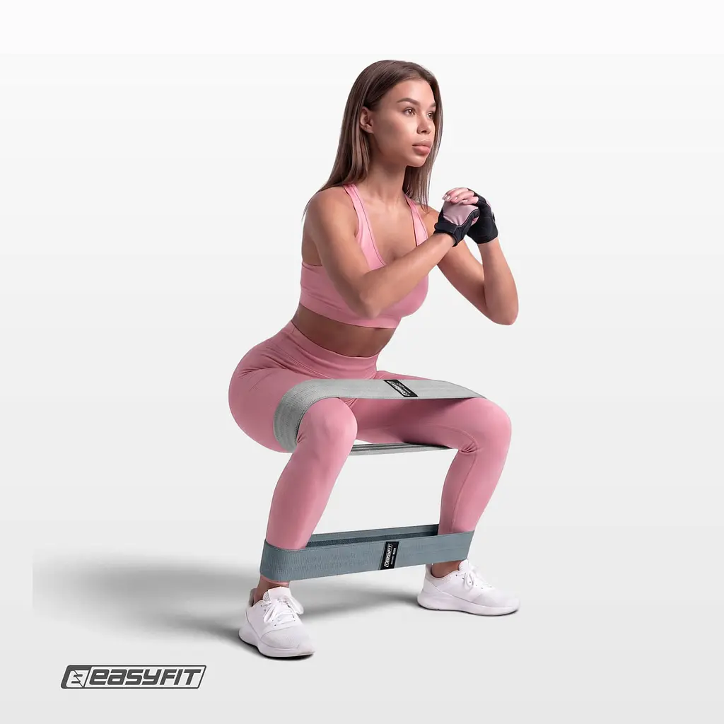Набір тканинних гумок для фітнесу EasyFit 3 шт - фото 2