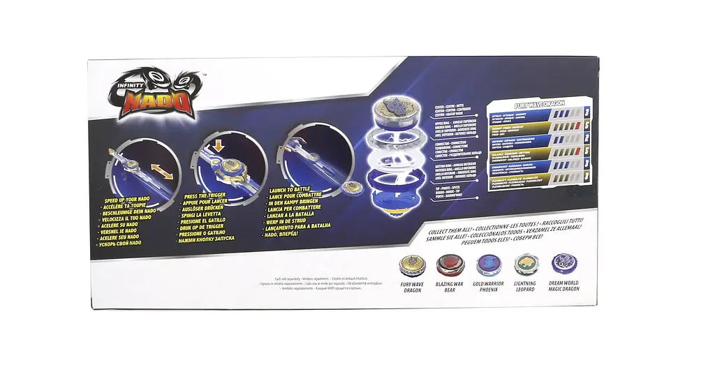 Набор Auldey VI Goggle Battle Pack волчка и акс. Infinity Nado det0018406 - фото 6