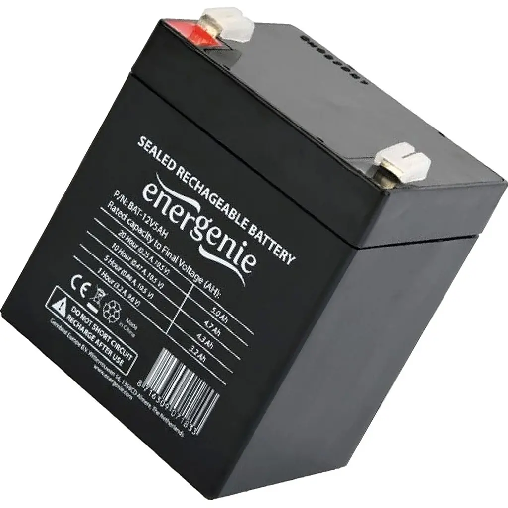 Акумулятор EnerGenie AGM 12V (12V/5Ah/60Wh) (BAT-12V5AH) [114602] - фото 3