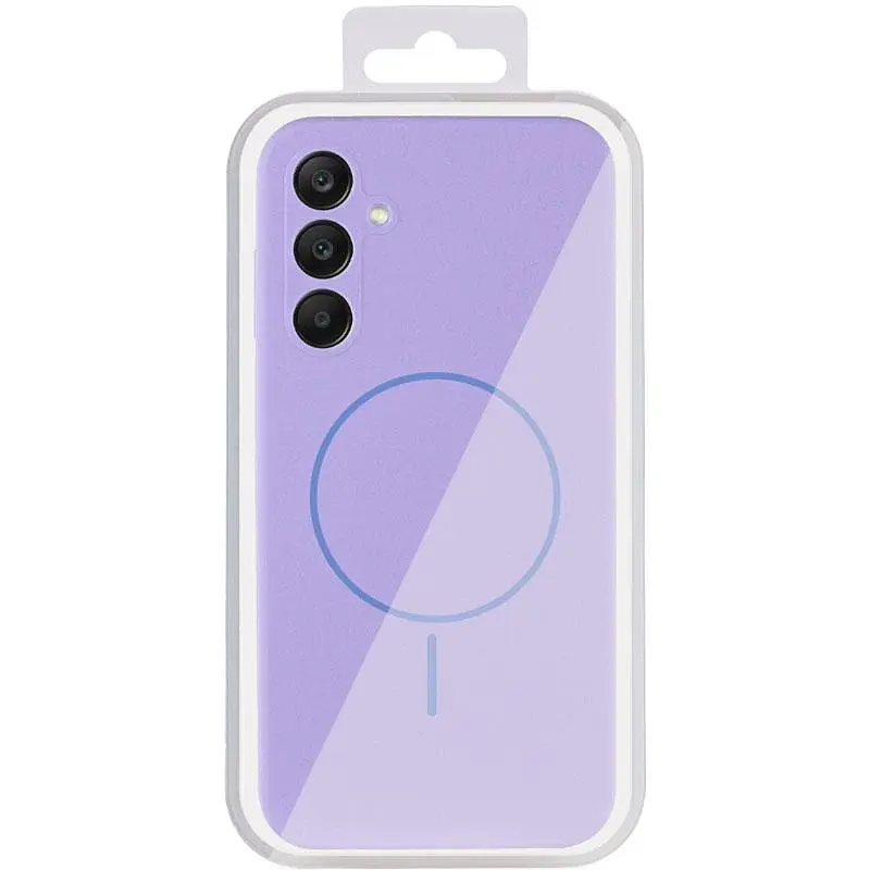 Чехол Silicone Cover Lakshmi Full Camera (AA) with MagFit для Samsung Galaxy S26+ Сиреневый / Dasheen - фото 2
